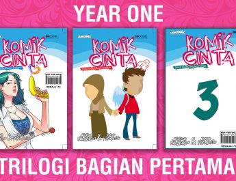 Merchandise Cinta dari KomikCinta Apparel.