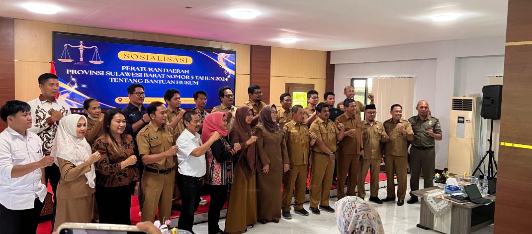 Dukung Tata Kelola yang Baik, Dinas PUPR Sulbar Ikuti Sosialisasi Perda Bantuan Hukum
