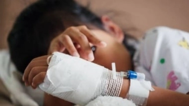 Ilustrasi balita keracunan