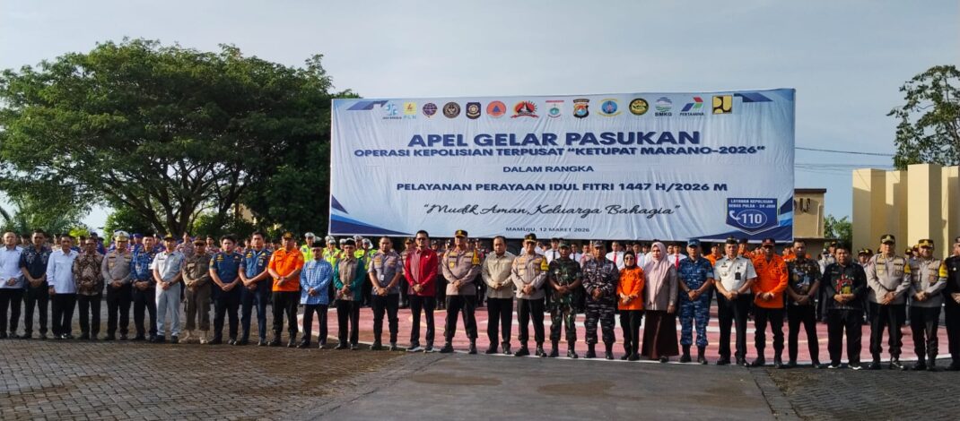 Wakil Ketua DPRD Sulbar Munandar Wijaya Apresiasi Apel Gelar Pasukan Operasi Ketupat Marano 2026