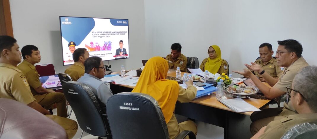 Kesbangpol Sulbar Verifikasi Banparpol 2026, Tekankan Akuntabilitas dan Kepatuhan Regulasi