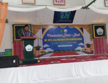 Penamatan Pesantren Nuhiyah Pambusuang, Syamsul Samad Beri Bantuan dan Biayai Siswa Lanjut ke Perguruan Tinggi
