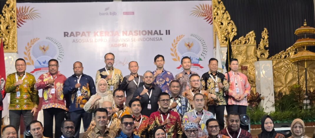 Wakil Ketua DPRD Sulbar, Munandar Wijaya Suarakan Perubahan Status Mamuju dan Evaluasi TKD pada Rakernas II ADPSI 2026 di Bali