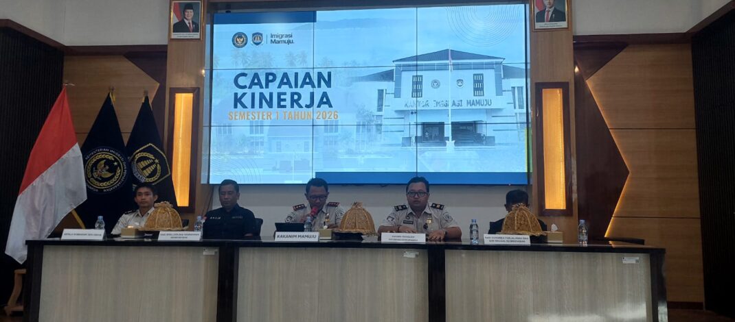Capaian Kinerja Semester I 2026, Imigrasi Mamuju Catat Ribuan Lalu Lintas WNA dan Luncurkan Inovasi Digital